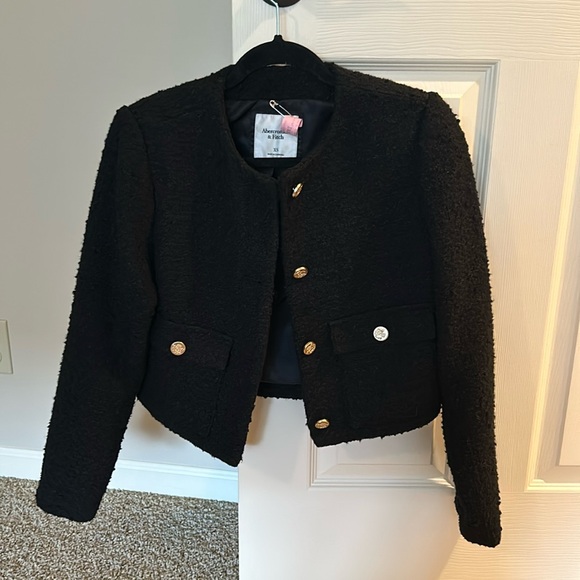 A&F Black Blazer (LIKE NEW!) XS - Picture 1 of 5